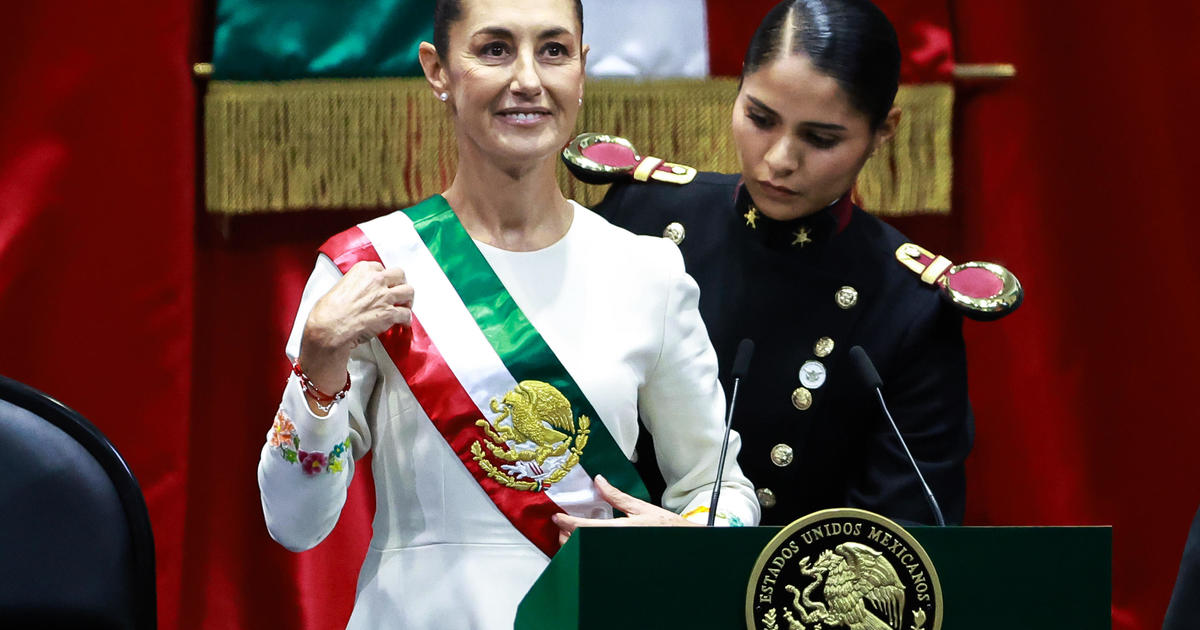 Claudia Sheinbaum takes office as Mexico's first female president