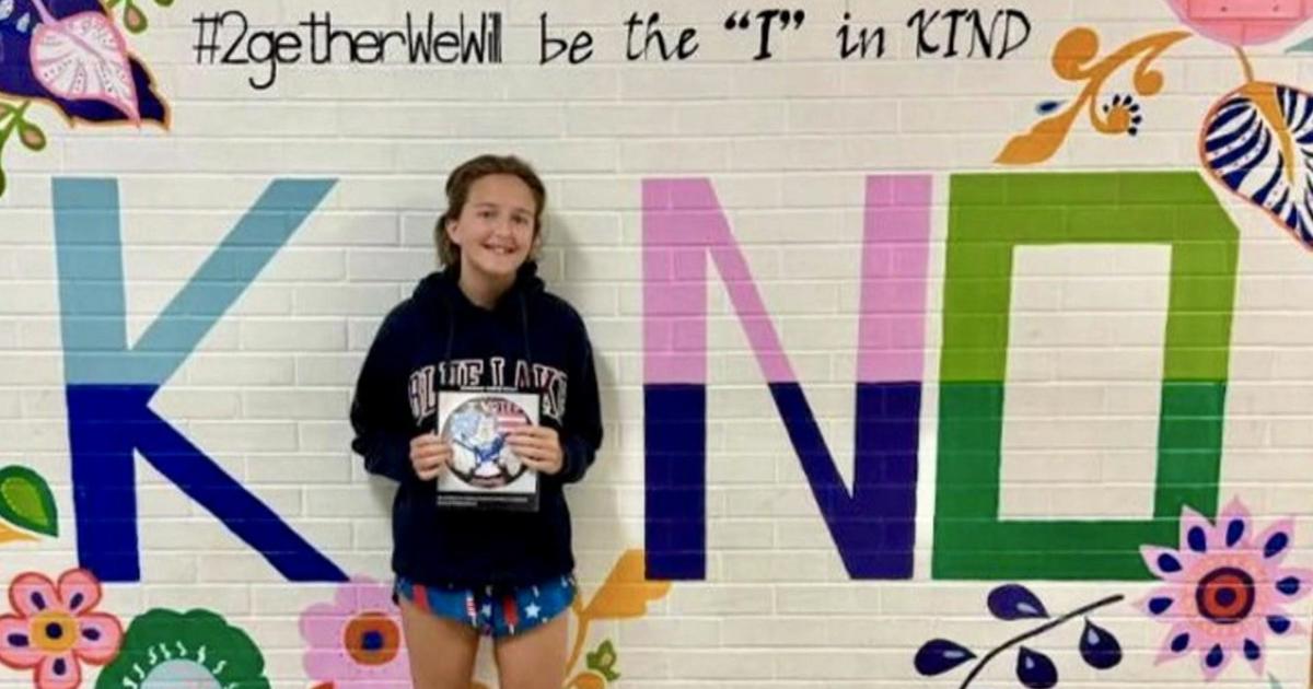 Michigan girl, 12, creates memorable election season artwork