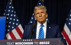 Former President Donald Trump speaks at a press conference in the Discovery Center on Oct. 1, 2024, in Milwaukee, Wisconsin. 