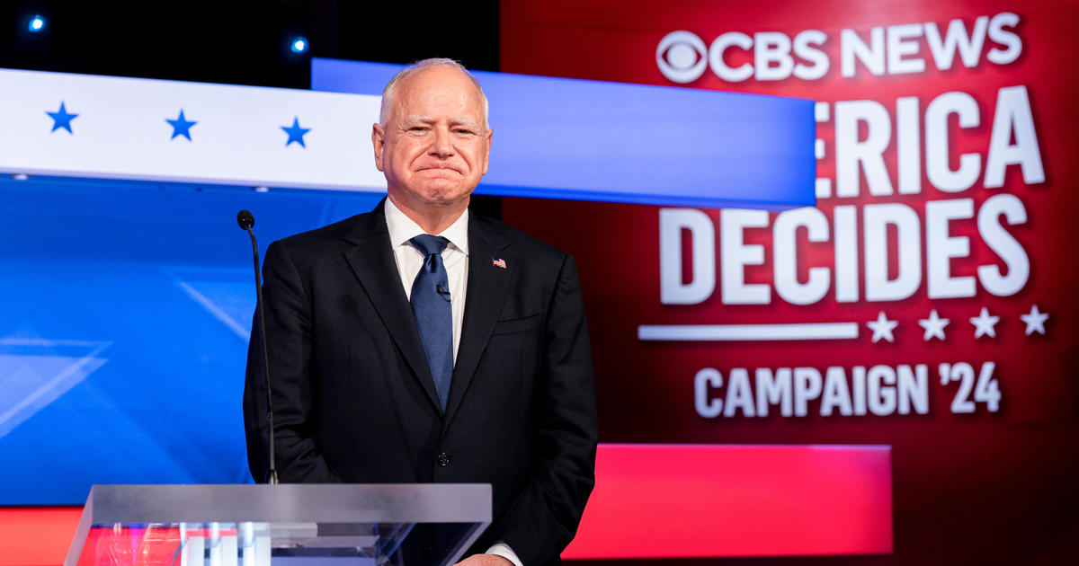 Watch Tim Walz's closing statement from the 2024 VP debate CBS News