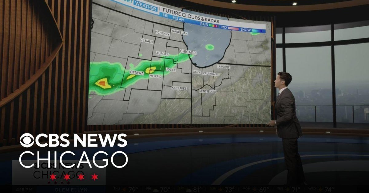 Some rain expected Friday morning in Chicago - CBS Chicago