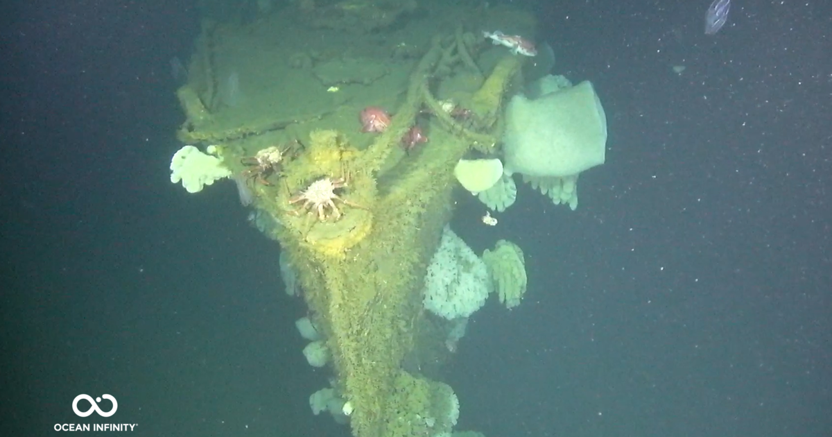 Wreck of WWII destroyer known as the