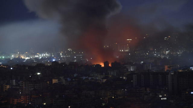 Israeli army airstrikes on south of Beirut 