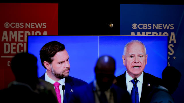 CBS Hosts Vice Presidential Debate 