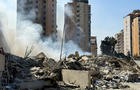 Aftermath of Israeli strikes on Beirut's southern suburbs 