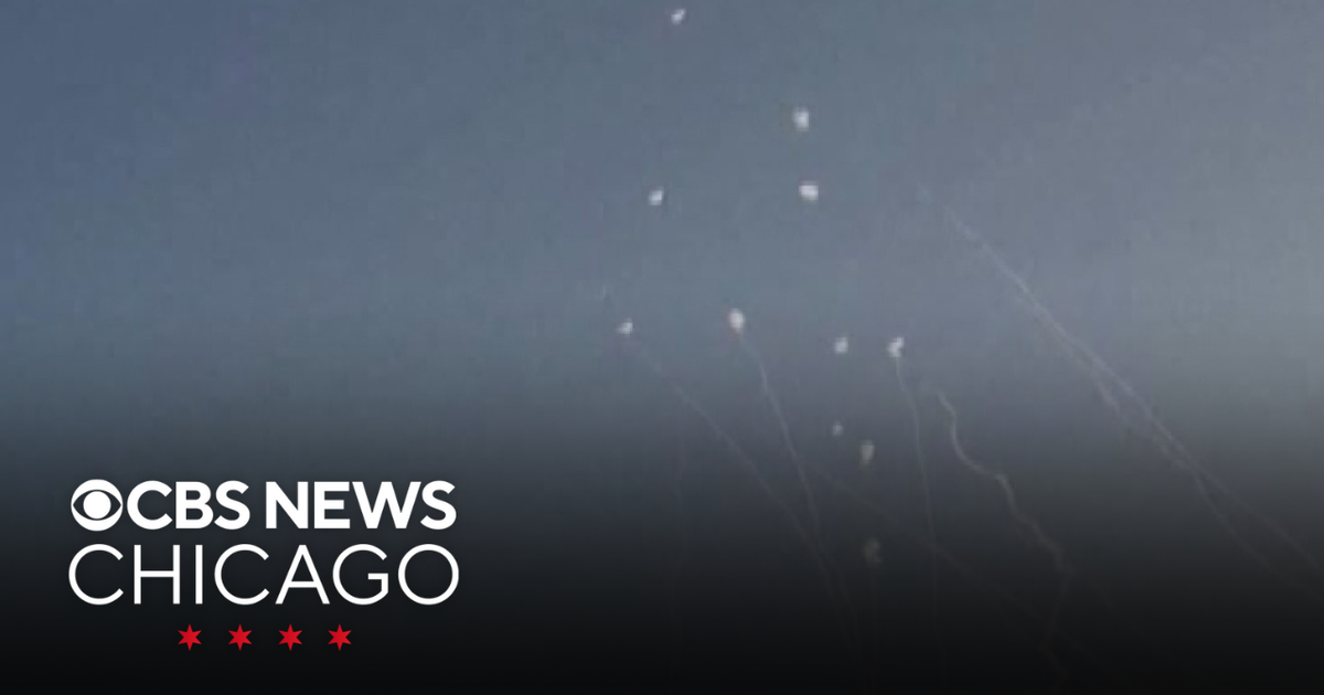 Israel intercepts rocket attacks over Haifa - CBS Chicago