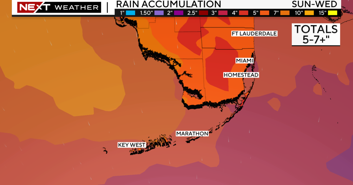 Tropical disturbances in the Gulf of Mexico will lead to heavy rains in South Florida