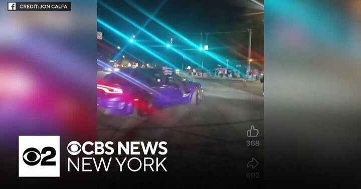 Dangerous street racing stunts caught on video on Long Island - CBS New ...