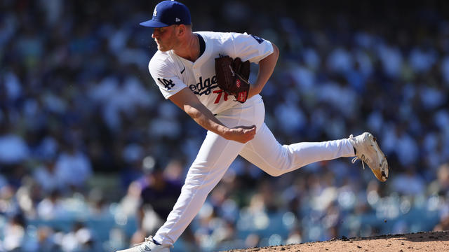 Dodgers Rockies at Dodger Stadium. 