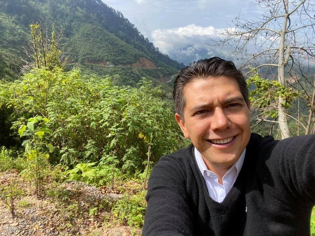 Uma foto do falecido prefeito de Chilpancingo Alejandro Arcos