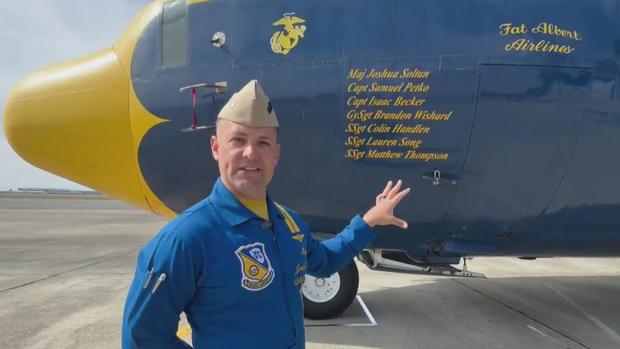 Fat Albert pilot Major Joshua Soltan 