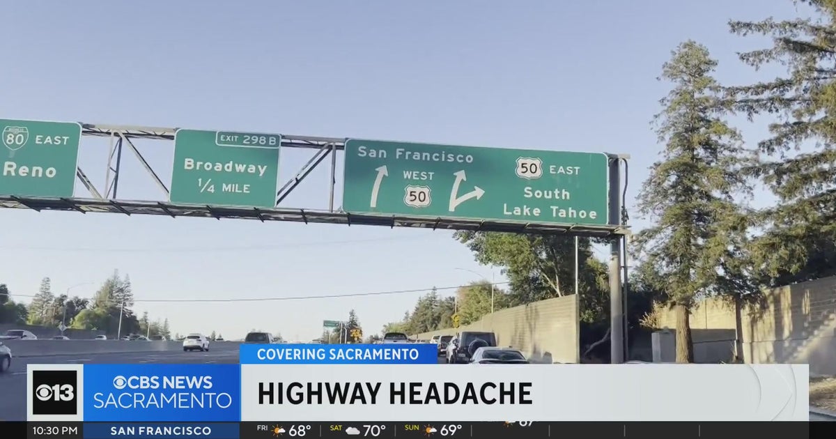 Weekend closure of Highway 50 connector to 99 begins Friday CBS