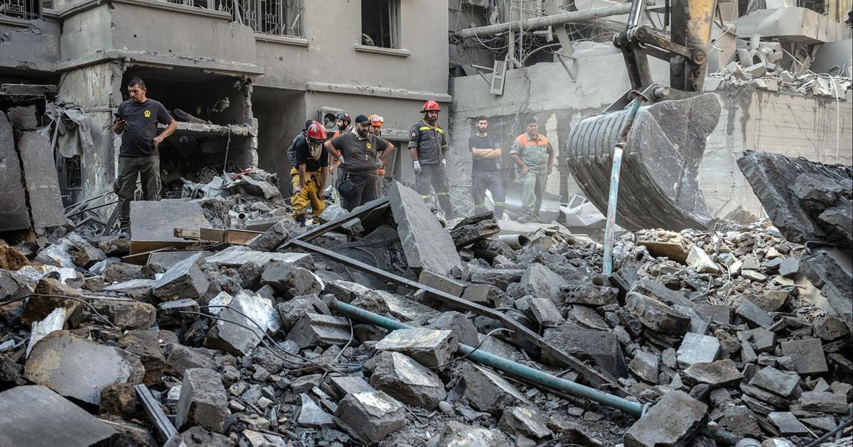 At least 22 killed in Israeli strikes over central Beirut