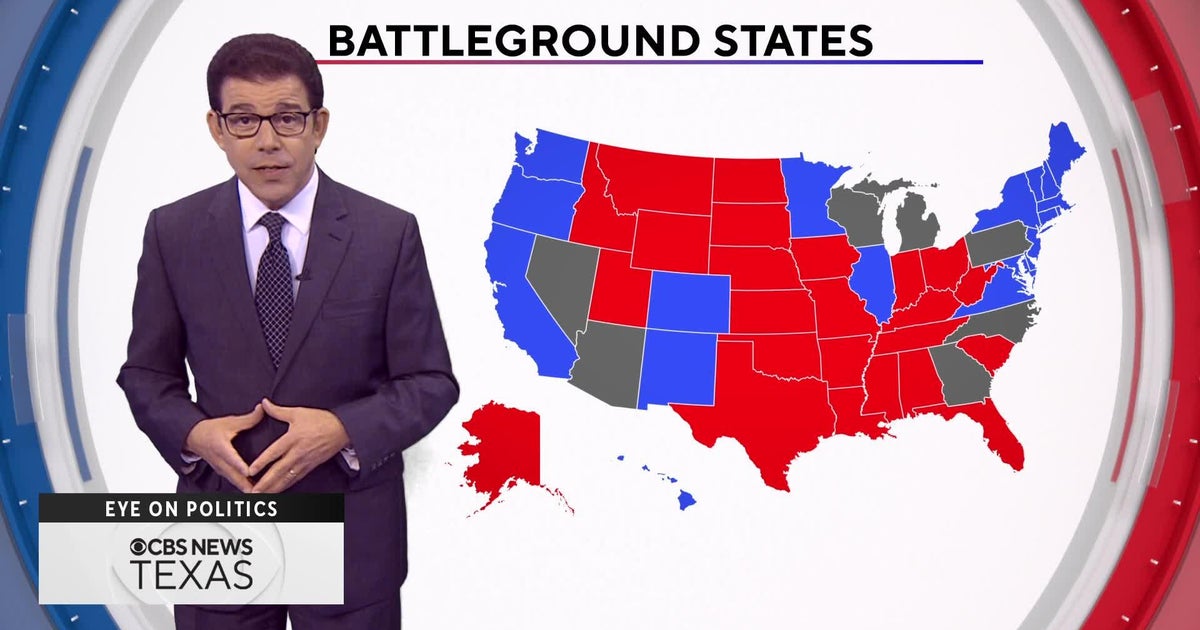 Tracking the presidential race in the battleground states - CBS Texas