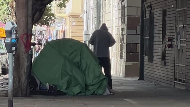 Tent on SF street 