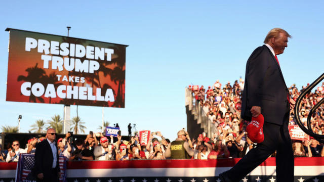 Donald Trump Holds A Campaign Event In Coachella, CA 