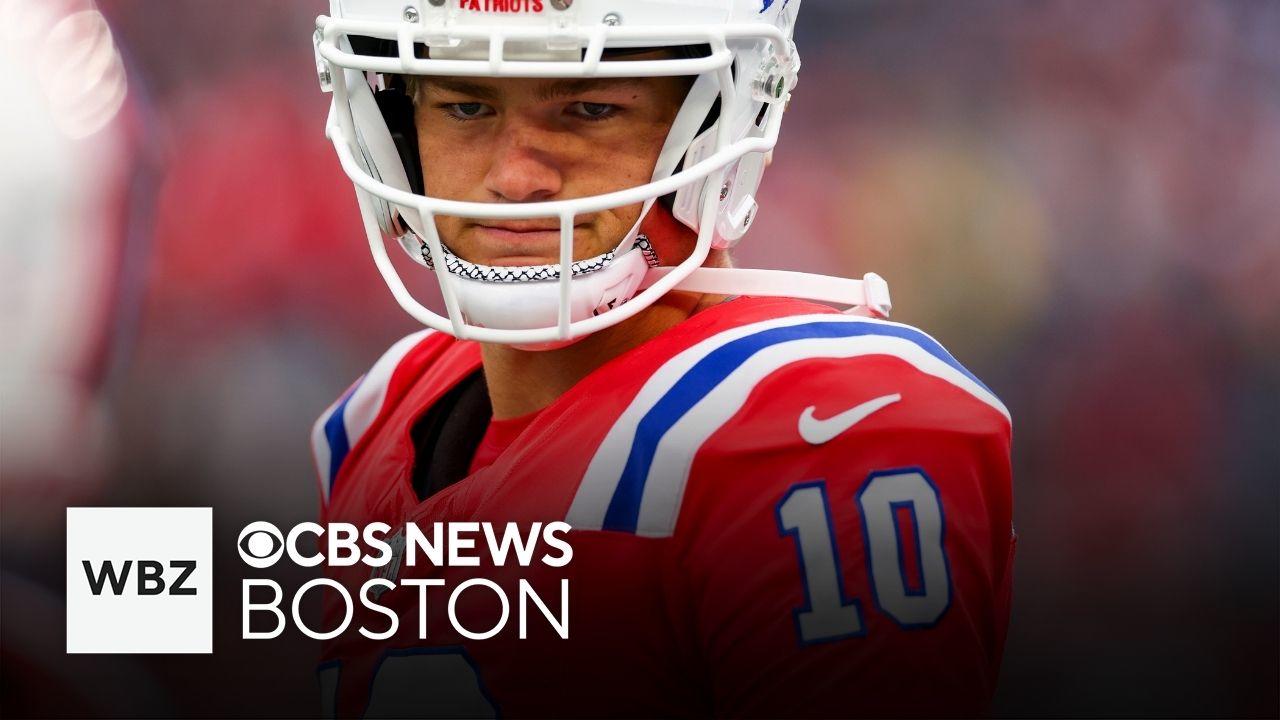 Drake Maye throws first career touchdown pass with beautiful 40 ... Image Drake Maye image beautiful - Drake Maye throws first career touchdown pass with beautiful 40 ...