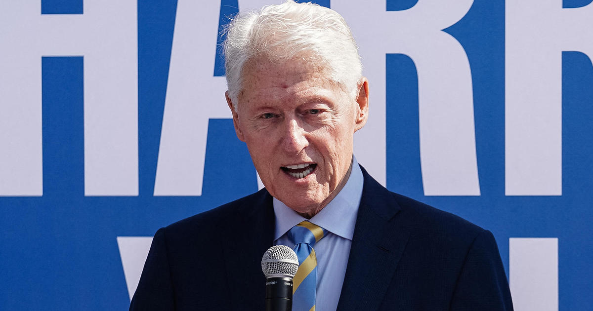 Bill Clinton makes case for Harris in Georgia