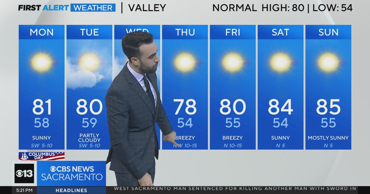 Sunday evening weather forecast - Oct. 13, 2024
