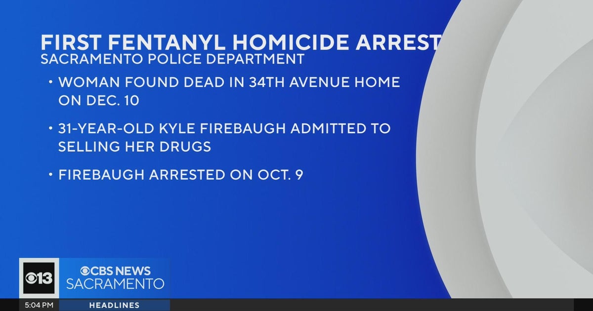 First homicide arrest related to fentanyl overdose in Sacramento announced by police