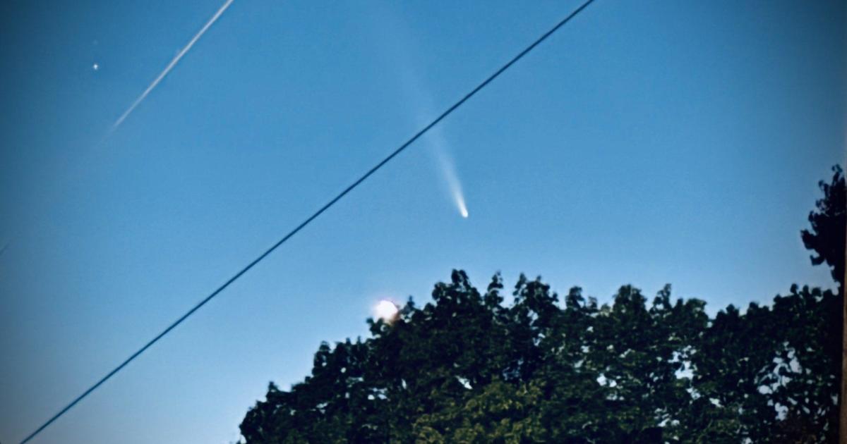 Photos show a rare comet streaking across the Pennsylvania sky in a once-in-a-lifetime moment