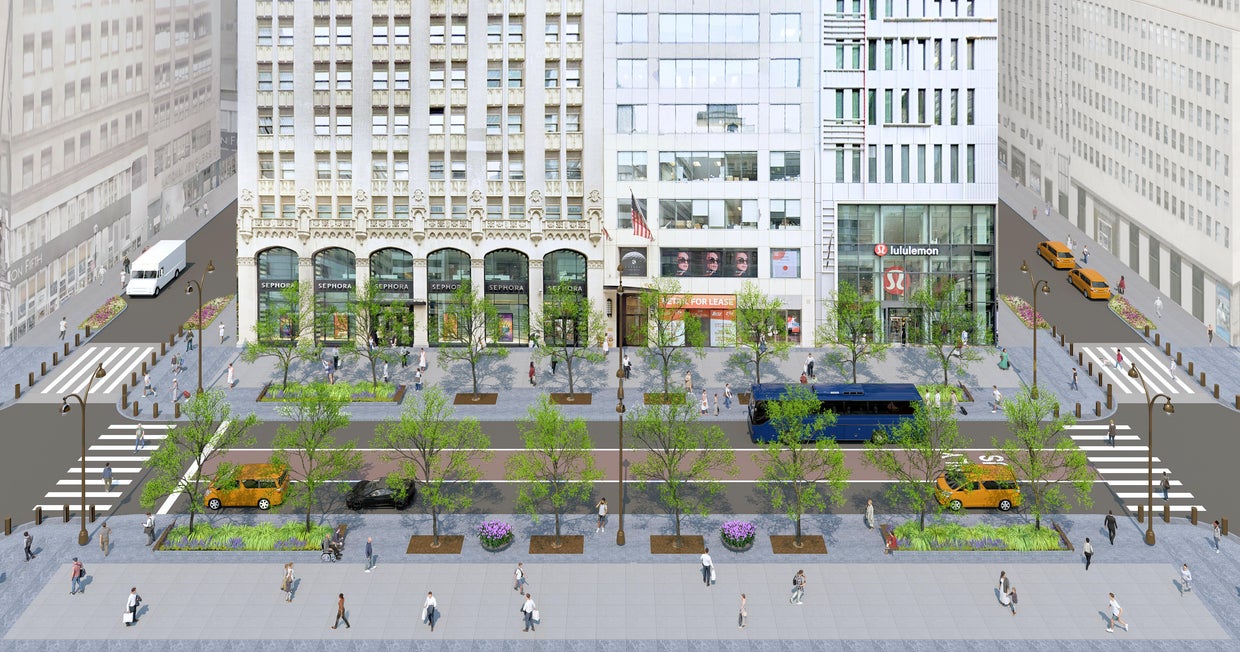 NYC unveils plan to transform iconic Fifth Avenue by expanding ...