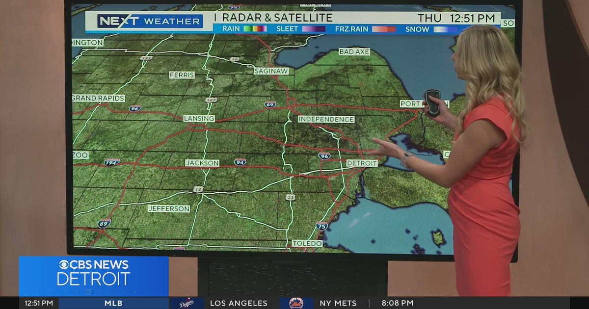 NEXT Weather Forecast October 17, 2024 (Today) CBS Detroit