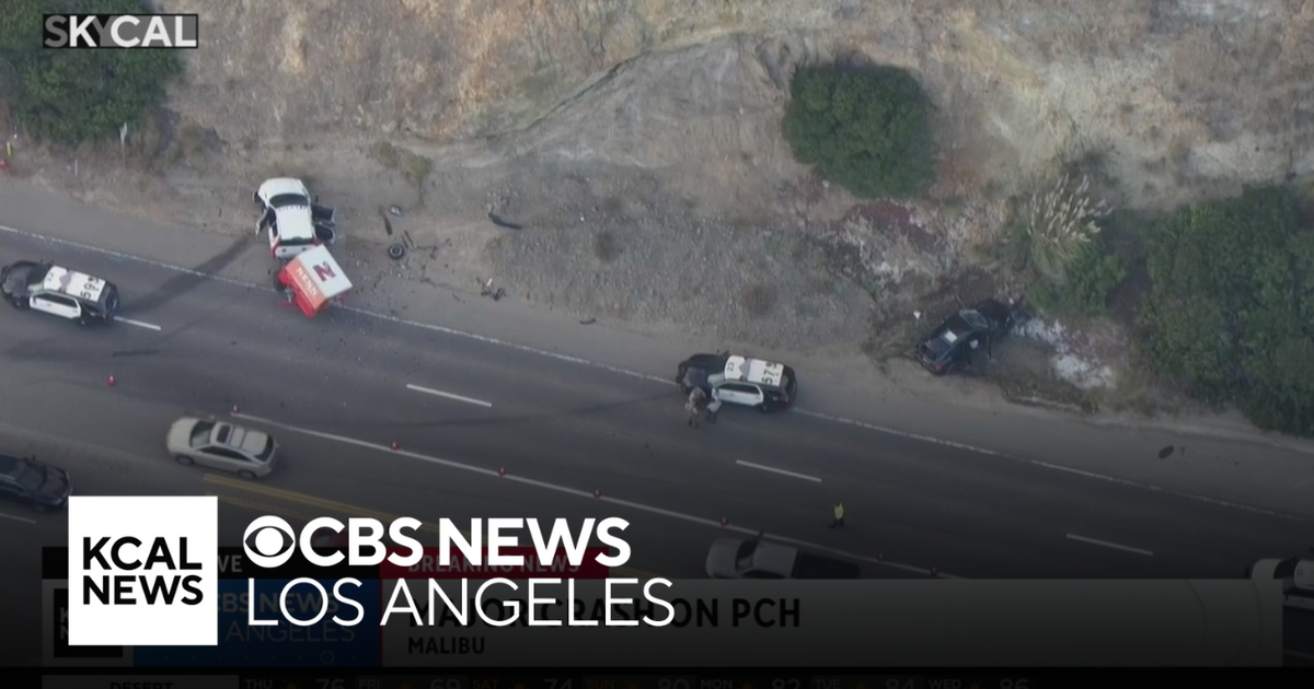 At least one person hospitalized after violent two-car crash on PCH in ...