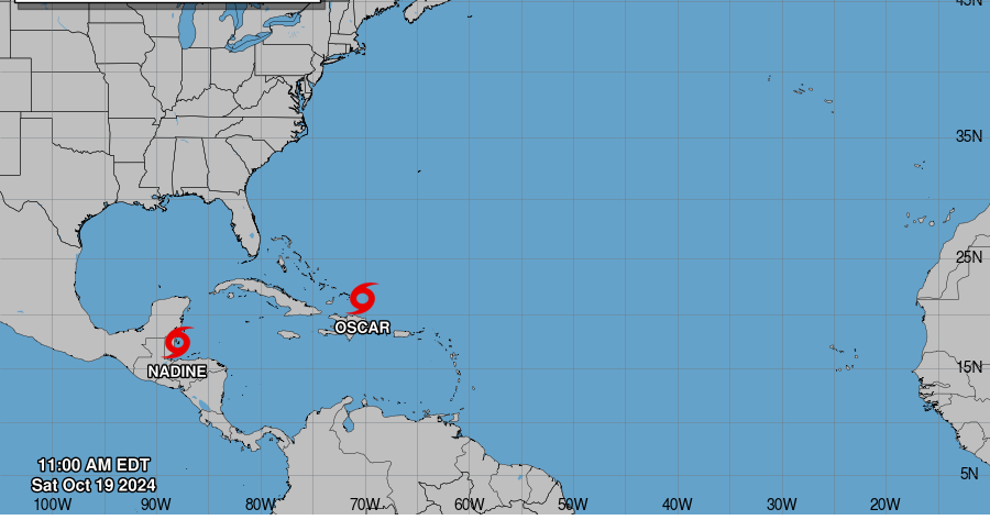 Tropical Storm Nadine to make landfall Saturday in Belize CBS News Tropical Storm Nadine to make landfall Saturday in Belize CBS News