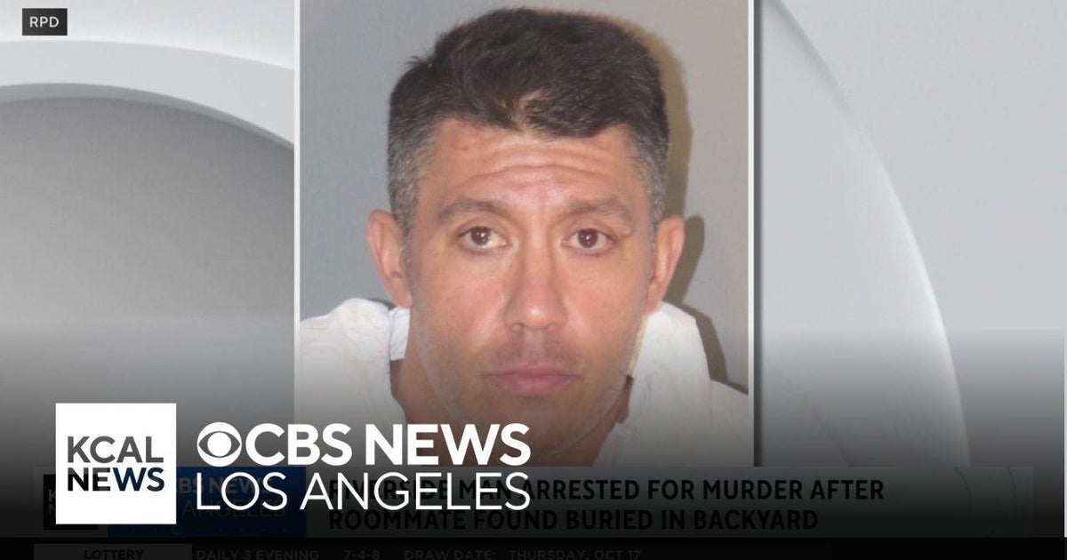 Riverside man arrested after roommate found buried in backyard CBS