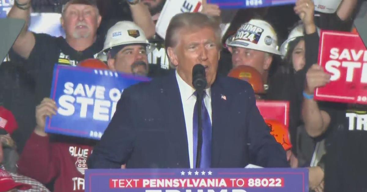 Trump holds rally in Pennsylvania CBS Pittsburgh