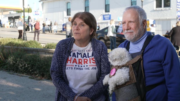 Annette and John Vincent with their dog Ziva