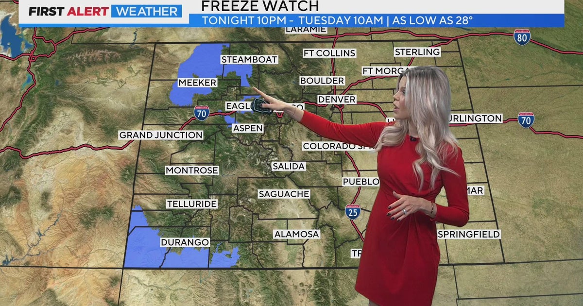 Rain and snow clearing, warmer temperatures return to Denver - CBS Colorado