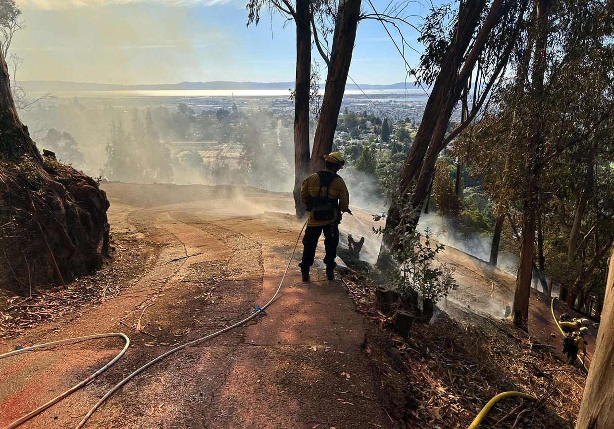 Keller Fire in Oakland Hills nears full containment; smoke to continue