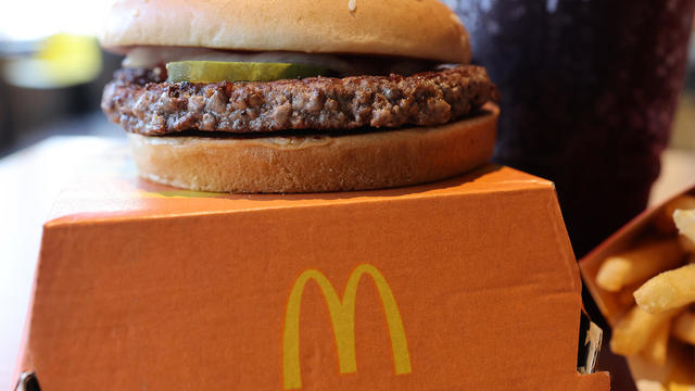  
CDC says at least 75 sickened by McDonald's E. coli outbreak 
The CDC said 22 people have been hospitalized from the E. coli outbreak linked to McDonald's Quarter Pounder hamburgers. 
2H ago