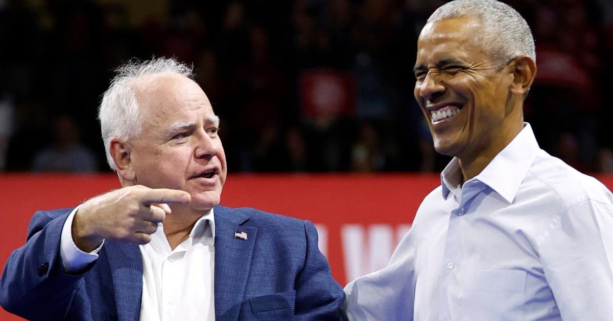 Obama joins Walz to campaign for Harris in Wisconsin