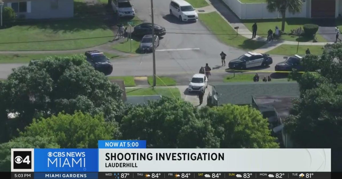 Woman hospitalized following shooting in Lauderhill - CBS Miami
