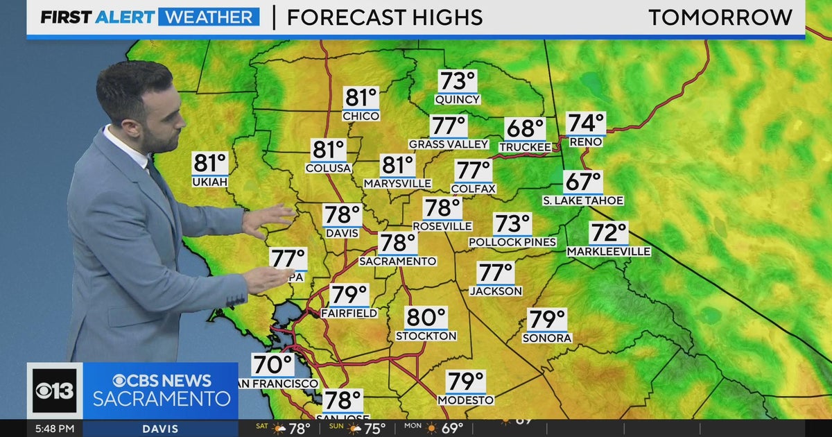 Friday evening weather forecast - Oct. 25, 2024
