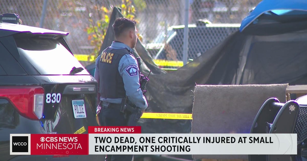 2 dead, 1 critically injured at Minneapolis encampment shooting - CBS ...