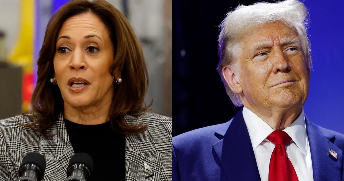 CBS News poll finds large gender gap between Harris, Trump supporters