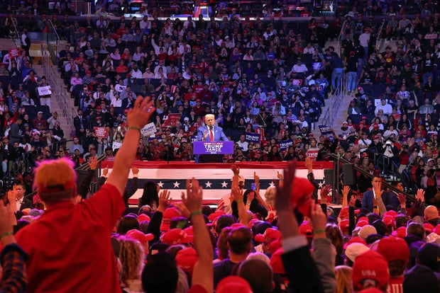 Donald Trump Holds Campaign Rally At Madison Square Garden In NYC