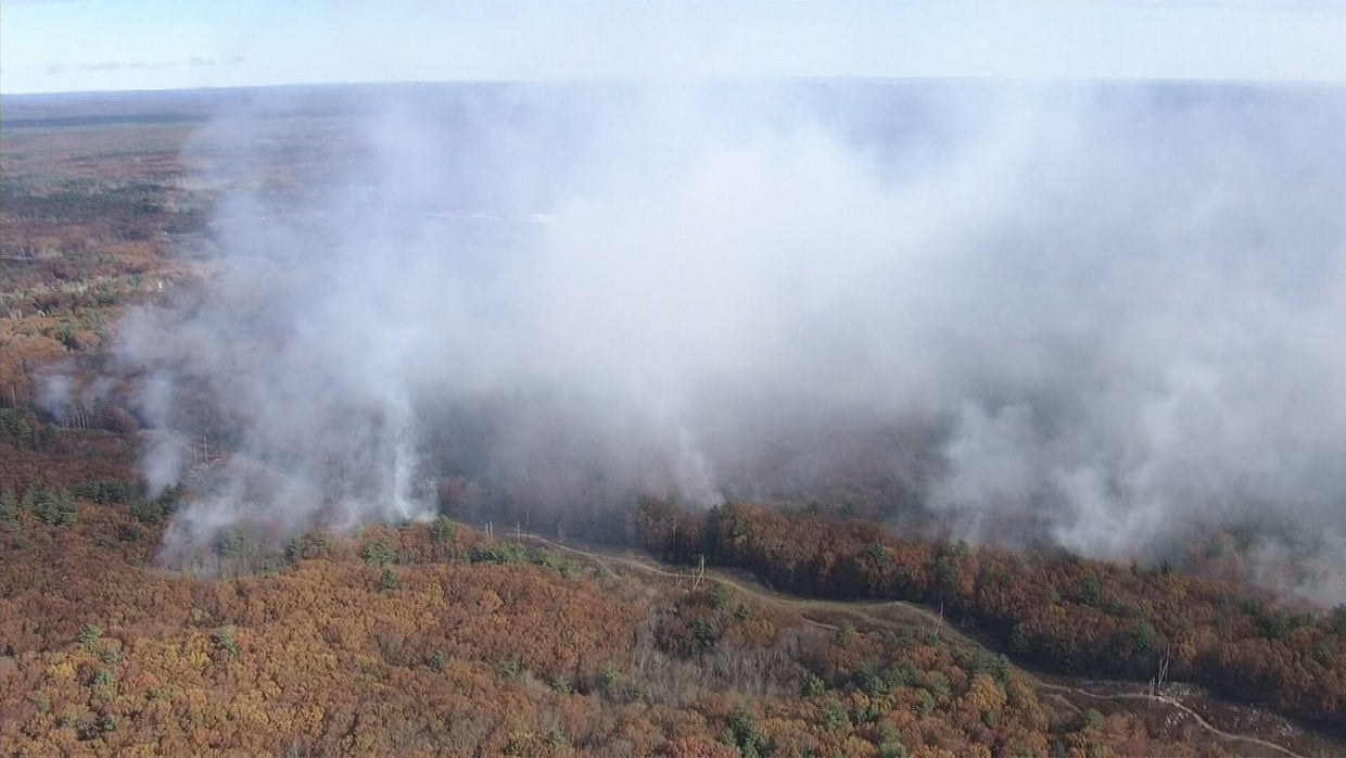 Why is it smoky in Boston? It's the Salem brush fires and a lid on the