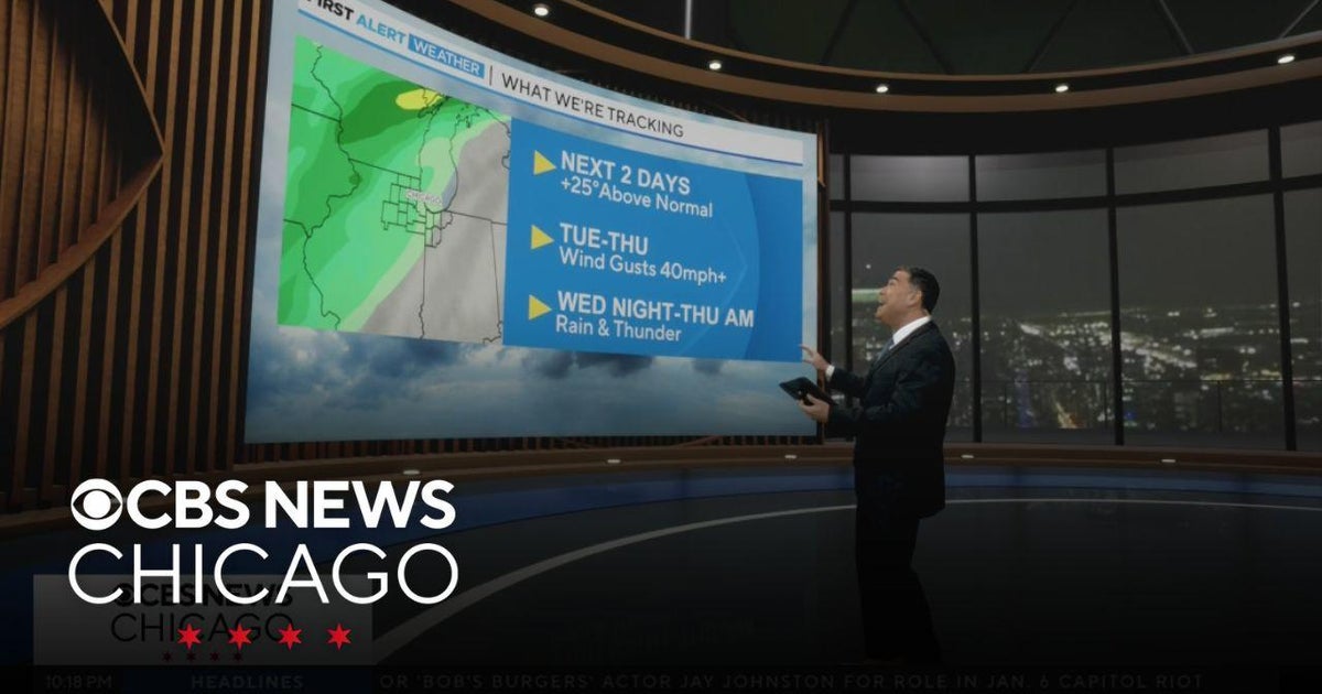 25 degrees above normal next 2 days in Chicago - CBS Chicago