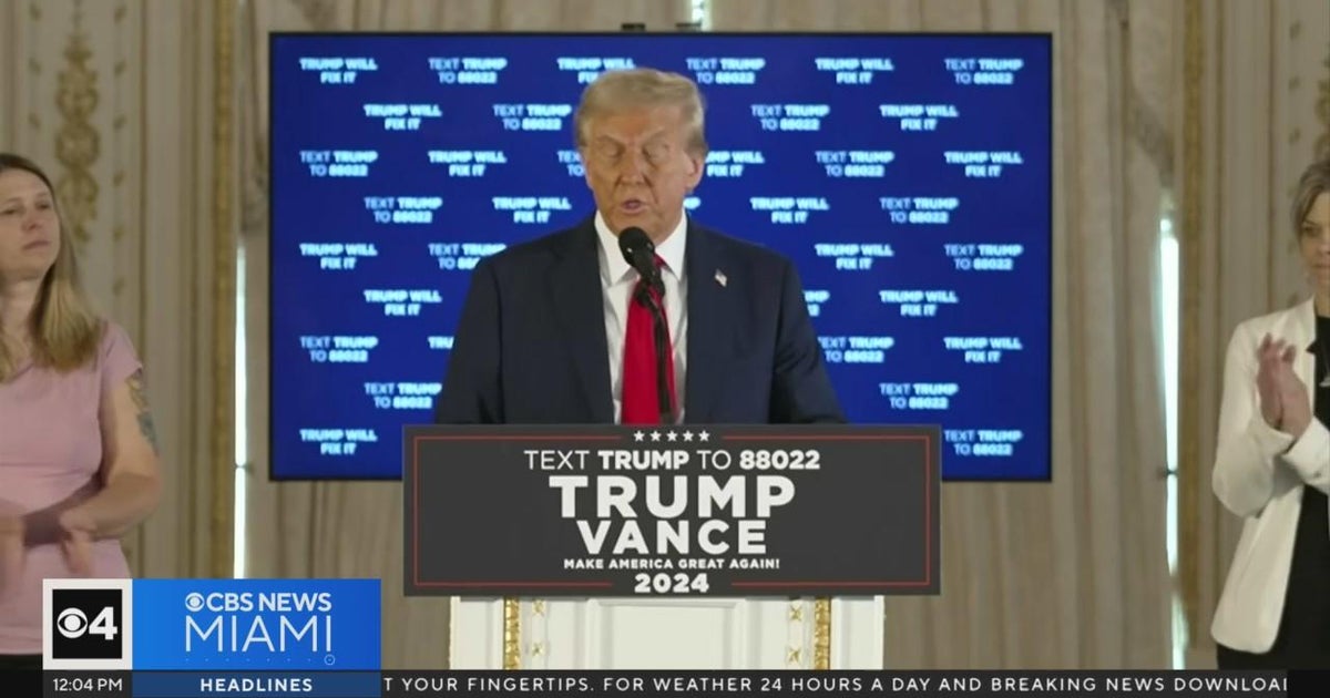 Trump delivered remarks at Mar-a-Lago ahead of Pennsylvania rally
