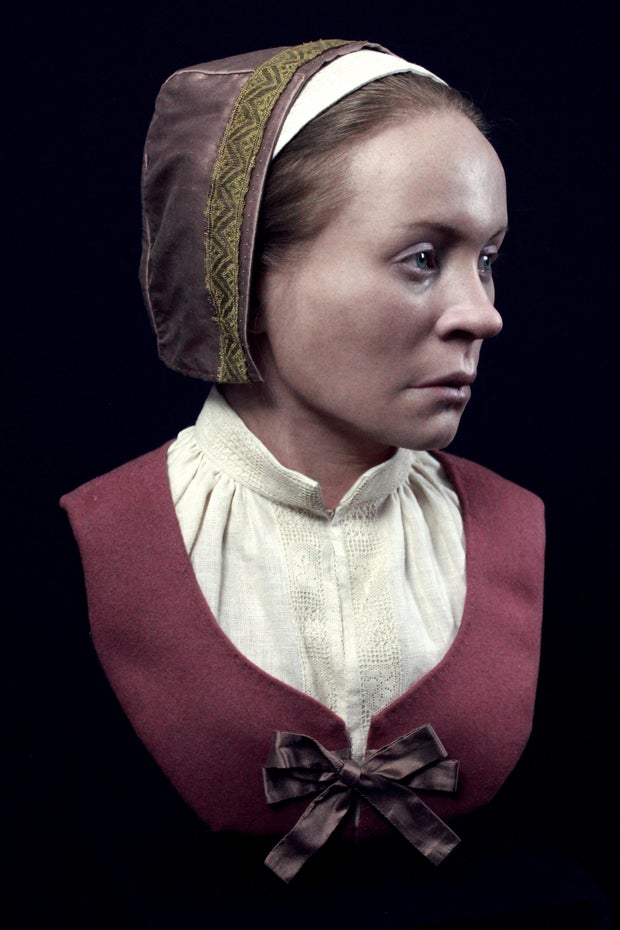 Scientists reconstruct a 400-year-old 'vampire's' face to life