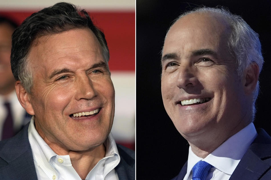 Democrat Casey has a narrow lead in the Senate race in Pennsylvania, according to a CBS News poll