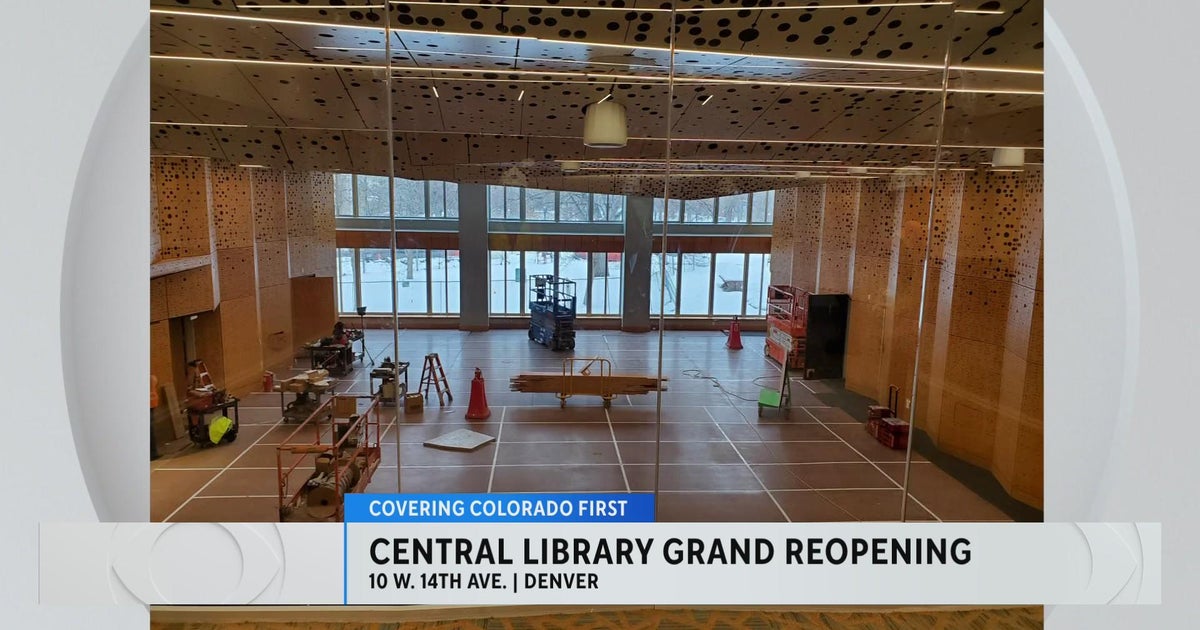 Denver Central Library celebrates grand reopening on Nov. 3 - CBS Colorado