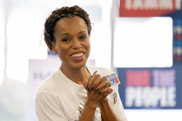 Kerry Washington Campaigns For Kamala Harris In Milwaukee 