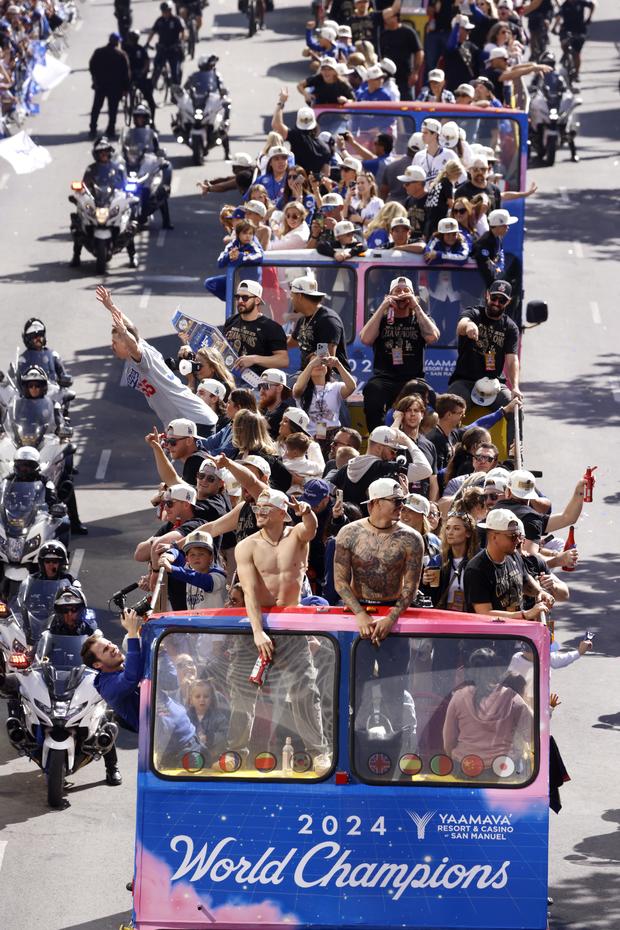 LA Dodgers parade 