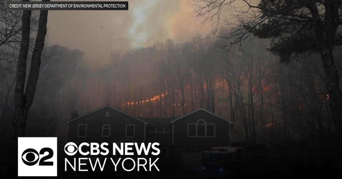 Rockaway Township, New Jersey wildfire 50% contained, officials say